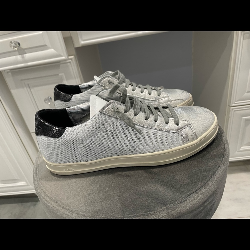 P448 sneakers. They are super cute and trendy. I wore twice.